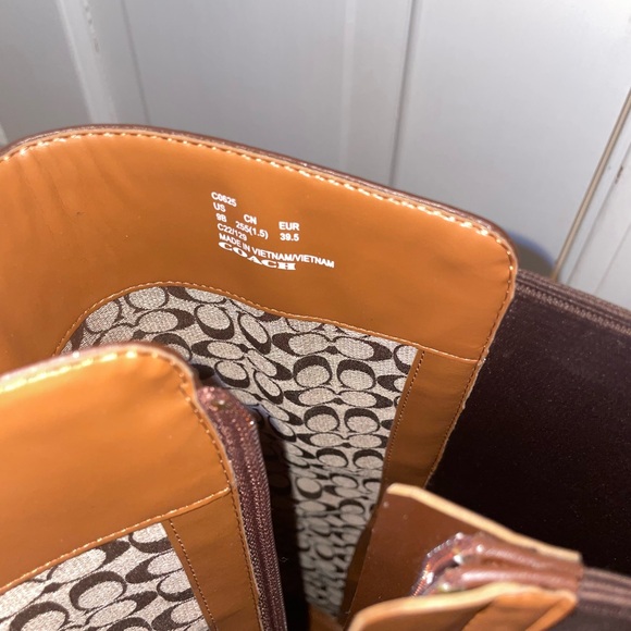 Brown Coach Riding Boots - Picture 2 of 3